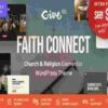 Faith Connect Theme GPL Religion & Church WordPress Theme