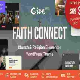 Products Update 2 8 Faith Connect Theme GPL Religion & Church WordPress Theme