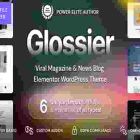 Products Update 2 14 Glossier Theme GPL Newspaper & Viral Magazine WordPress Theme