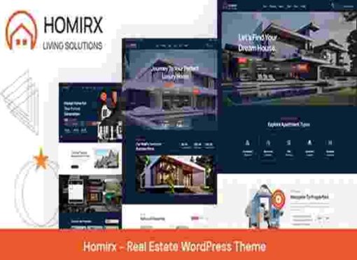 Homirx Theme GPL Real Estate WordPress Theme