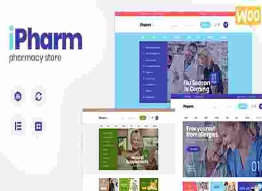 IPharm Theme GPL Online Pharmacy & Medical WordPress Theme