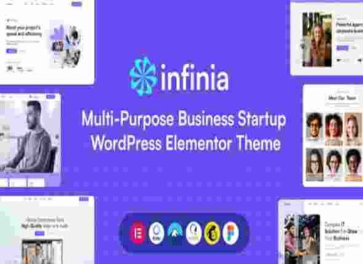 Infinia Theme GPL Multipurpose Business Startup WordPress Elementor Theme