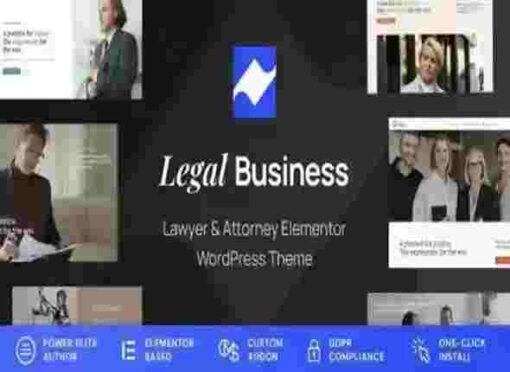 Legal Business Theme GPL Attorney & Lawyer WordPress Theme