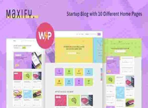 Maxify Theme GPL Startup & Business News WordPress Blog Theme