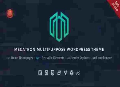 Megatron Theme GPL Responsive MultiPurpose WordPress Theme