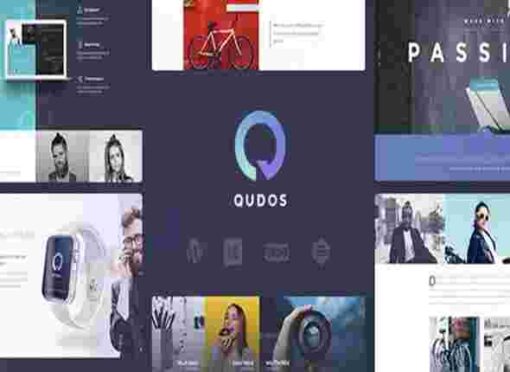 Qudos Theme GPL Creative Portfolio & Agency