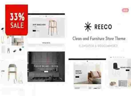 Reeco Theme GPL Furniture WooCommerce WordPress Theme