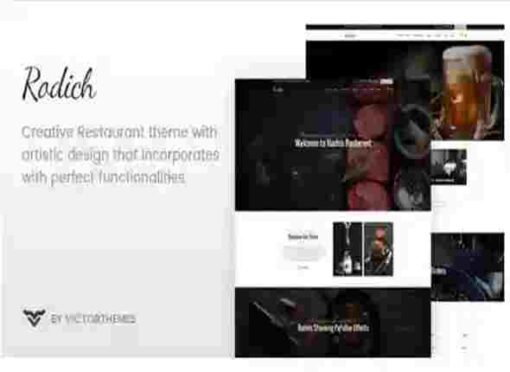 Rodich Theme GPL A Restaurant WordPress Theme