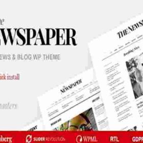 Products Update 2 14 The Newspaper Theme GPL News Magazine Editorial WordPress Theme