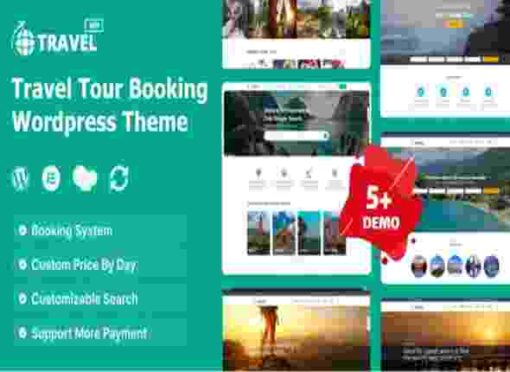 Travel WP Theme GPL Travel Tour Booking WordPress Theme