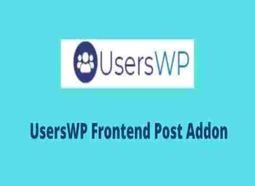 UsersWP Frontend Post Addon GPL Plugin