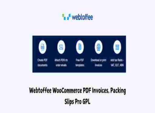 Webtoffee WooCommerce PDF Invoices, Packing Slips Pro GPL