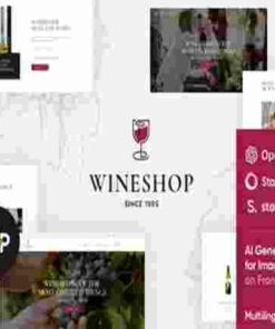WineShop Theme GPL Food & Wine Online Store WordPress Theme