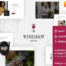 Products Update 2 4 WineShop Theme GPL Food & Wine Online Store WordPress Theme